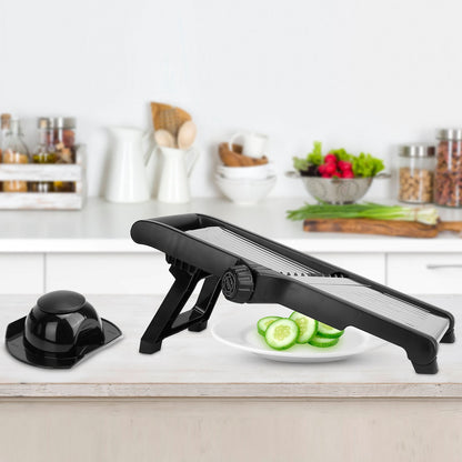 1Pc Mandoline Food Slicer Stainless Steel Food Cutter - Vegetable Fruit Chopper, Grater, Peeler