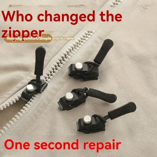 Instantly Fix Zippers, 3 0-piece Zipper Repair Kit, No Sewing Required, Easy Installation Tools