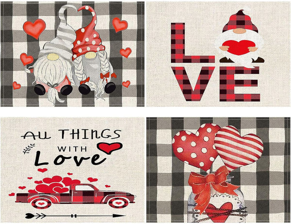 Heart Gnome Table Placemats
